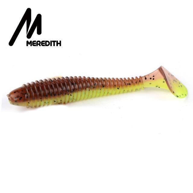 Meredith 75Mm/3G 10Pcs/Lot Fishing Soft Lures Craws Soft Lures Fat Swing-MEREDITH Official Store-C-Bargain Bait Box