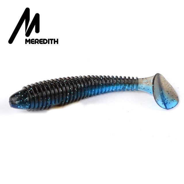 Meredith 75Mm/3G 10Pcs/Lot Fishing Soft Lures Craws Soft Lures Fat Swing-MEREDITH Official Store-E-Bargain Bait Box