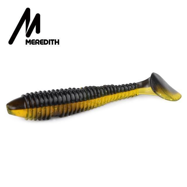 Meredith 75Mm/3G 10Pcs/Lot Fishing Soft Lures Craws Soft Lures Fat Swing-MEREDITH Official Store-G-Bargain Bait Box