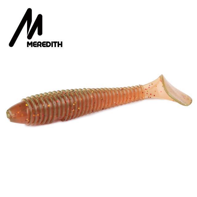 Meredith 75Mm/3G 10Pcs/Lot Fishing Soft Lures Craws Soft Lures Fat Swing-MEREDITH Official Store-L-Bargain Bait Box