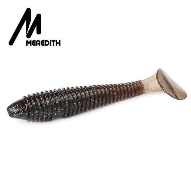 Meredith 75Mm/3G 10Pcs/Lot Fishing Soft Lures Craws Soft Lures Fat Swing-MEREDITH Official Store-N-Bargain Bait Box