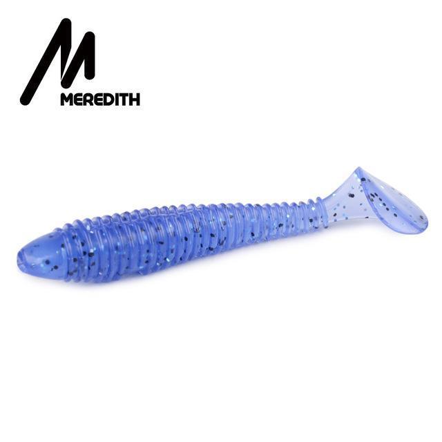 Meredith 75Mm/3G 10Pcs/Lot Fishing Soft Lures Craws Soft Lures Fat Swing-MEREDITH Official Store-Q-Bargain Bait Box