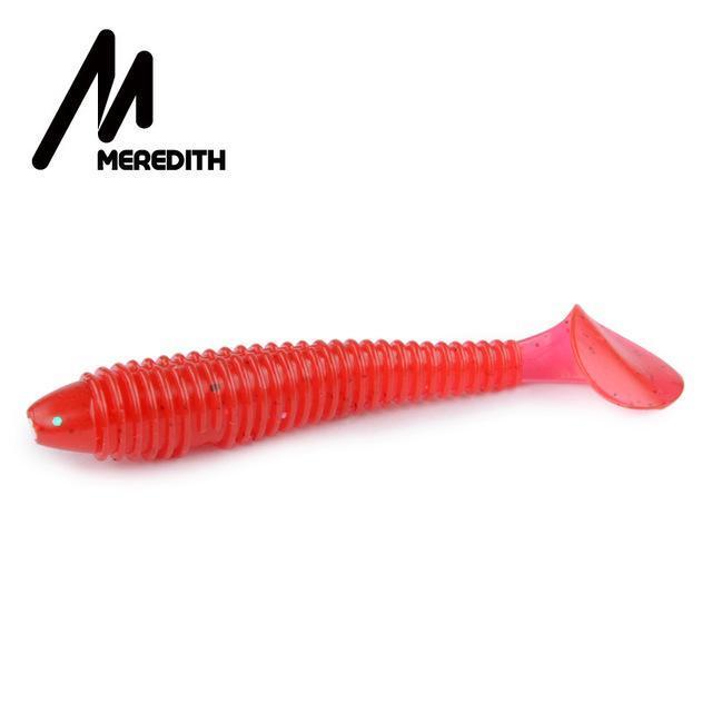 Meredith 75Mm/3G 10Pcs/Lot Fishing Soft Lures Craws Soft Lures Fat Swing-MEREDITH Official Store-T-Bargain Bait Box