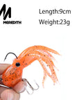 Meredith Fishing 23G 9Cm Long Tail Soft Lead Octopus Fishing Lures Retail-MEREDITH Official Store-COLOR A-Bargain Bait Box