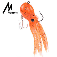 Meredith Fishing 23G 9Cm Long Tail Soft Lead Octopus Fishing Lures Retail-MEREDITH Official Store-COLOR B-Bargain Bait Box