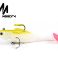 Meredith Fishing 3Pcs 18G 10Cm Long Tail Fishing Tackle Soft Baits Wobblers Soft-MEREDITH Official Store-D-Bargain Bait Box