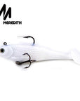 Meredith Fishing 3Pcs 18G 10Cm Long Tail Fishing Tackle Soft Baits Wobblers Soft-MEREDITH Official Store-E-Bargain Bait Box