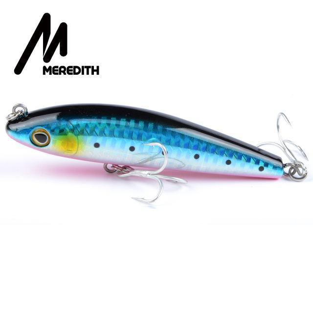 Meredith Hot Model Retail Fishing Lures,Hard Bait Assorted Colors, Popper 90Mm-MEREDITH Official Store-F-Bargain Bait Box