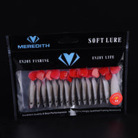 Meredith Lure Jx53-05 Retail Hot Seller 15Pcs 55Mm 2G Fishing Soft Lures Fishing-MEREDITH Official Store-A-Bargain Bait Box