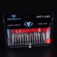 Meredith Lure Jx53-05 Retail Hot Seller 15Pcs 55Mm 2G Fishing Soft Lures Fishing-MEREDITH Official Store-C-Bargain Bait Box