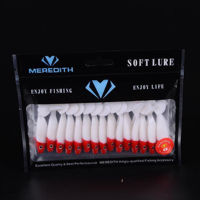 Meredith Lure Jx53-05 Retail Hot Seller 15Pcs 55Mm 2G Fishing Soft Lures Fishing-MEREDITH Official Store-F-Bargain Bait Box