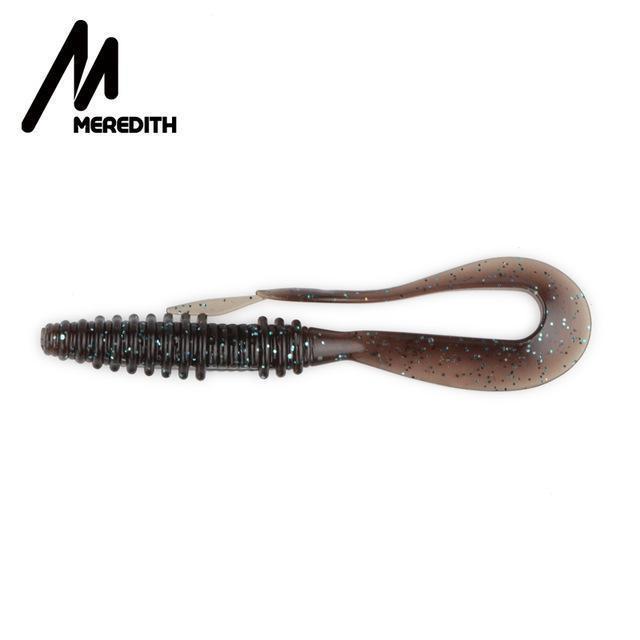Meredith Mad Wag Mini 5Cm 0.6G 20/Pcs Artificial Silicone Lures Fishing Soft-MEREDITH Official Store-N-Bargain Bait Box