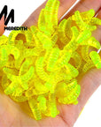 Meredith Promotion Hot Sell 200Pcs 2Cm 0.38G Maggot Grub Soft Lure Baits Smell-MEREDITH Official Store-A-Bargain Bait Box