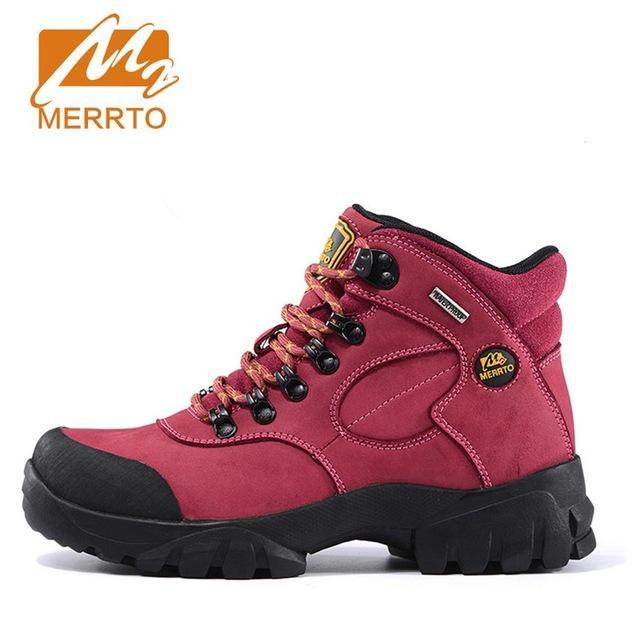Merrto Brand Hiking Shoes For Woman Waterproof Outdoor Hiking Sport Trekking-Workout Fitness Store-7Red-5-Bargain Bait Box