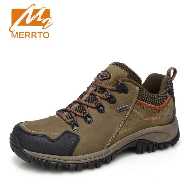 Merrto Hiking Climbing Shoes Male Breathable Walking Sneakers Male Light-MERRTO Official Store-18213 Blue-6.5-Bargain Bait Box
