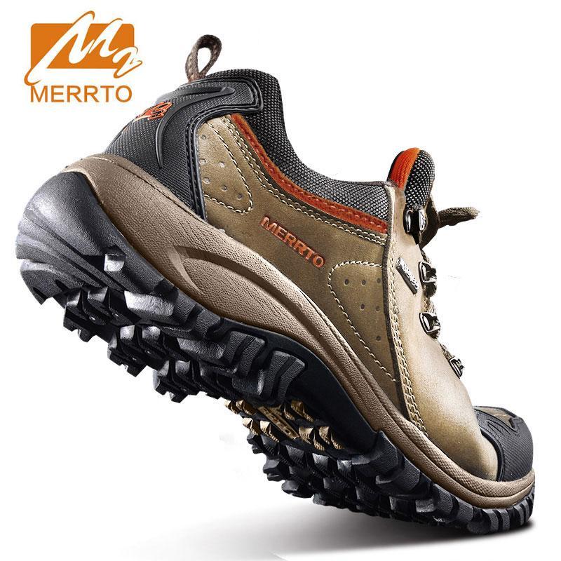 Merrto Hiking Climbing Shoes Male Breathable Walking Sneakers Male Light-MERRTO Official Store-18213 Blue-6.5-Bargain Bait Box