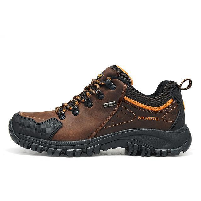 Merrto Hiking Climbing Shoes Male Breathable Walking Sneakers Male Light-MERRTO Official Store-18213 Brown-6.5-Bargain Bait Box