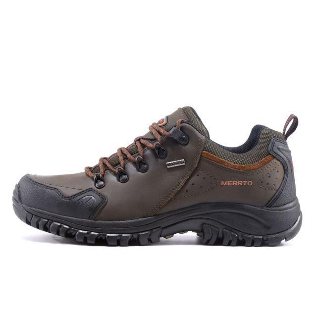 Merrto Hiking Climbing Shoes Male Breathable Walking Sneakers Male Light-MERRTO Official Store-18213 Dark Gray-6.5-Bargain Bait Box