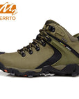 Merrto Man Hiking Shoes Waterproof Boots Climbing Trekking Mountain Walking-MERRTO Official Store-Black-6.5-Bargain Bait Box