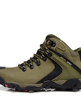 Merrto Man Hiking Shoes Waterproof Boots Climbing Trekking Mountain Walking-MERRTO Official Store-Khaki-6.5-Bargain Bait Box