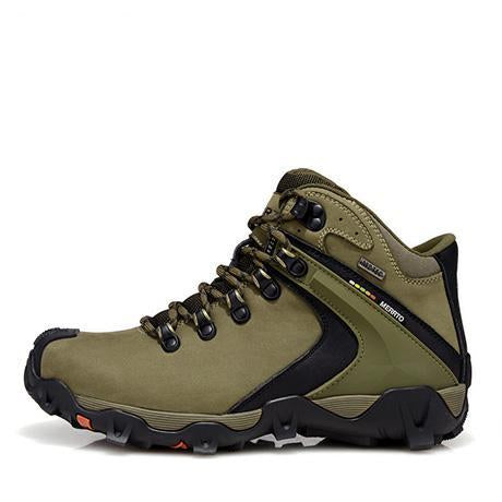 Merrto Man Hiking Shoes Waterproof Boots Climbing Trekking Mountain Walking-MERRTO Official Store-Khaki-6.5-Bargain Bait Box