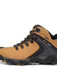 Merrto Man Hiking Shoes Waterproof Boots Climbing Trekking Mountain Walking-MERRTO Official Store-Yellow-6.5-Bargain Bait Box