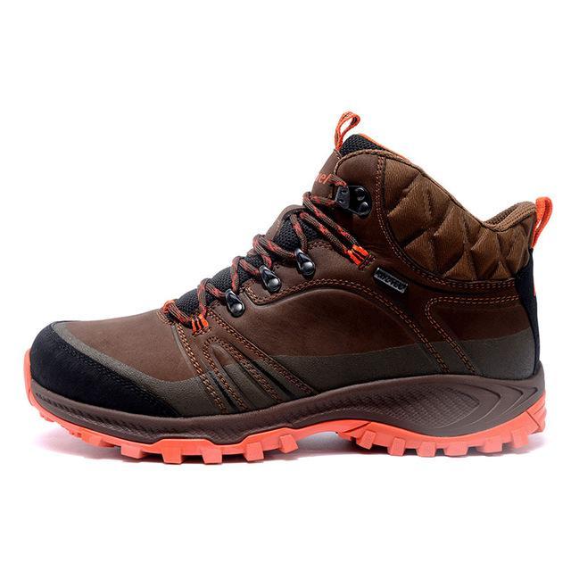 Merrto Men Hiking Shoes Anti Slip Outdoor Sport Shoes Walking Trekking-MERRTO Official Store-Brown-6.5-Bargain Bait Box