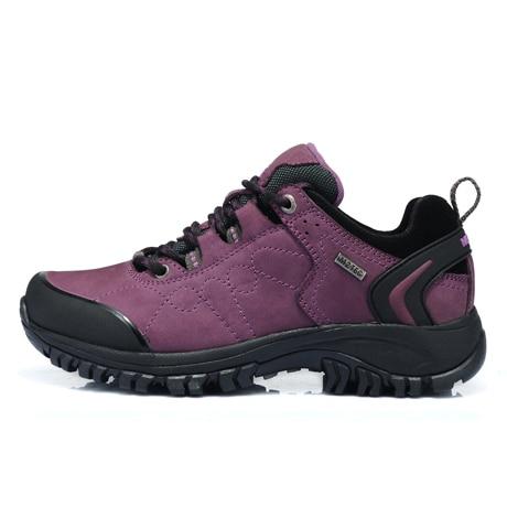 Merrto Women Hunting Shoes Hiking Shoes Waterproof Cowhide Trekking Shoes-Hiking Shoes-MERRTO Official Store-18209 Purple-5-Bargain Bait Box