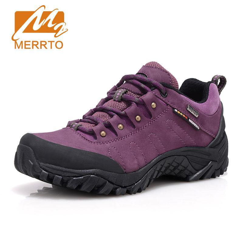 Merrto Women&#39;S Hiking Shoes Waterproof Cowhide Trekking Camping Shoes Breathable-handsome outdoor Store-18016-18004 khaki-5-Bargain Bait Box