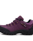 Merrto Women'S Hiking Shoes Waterproof Cowhide Trekking Camping Shoes Breathable-handsome outdoor Store-18016-18004 purple-5-Bargain Bait Box