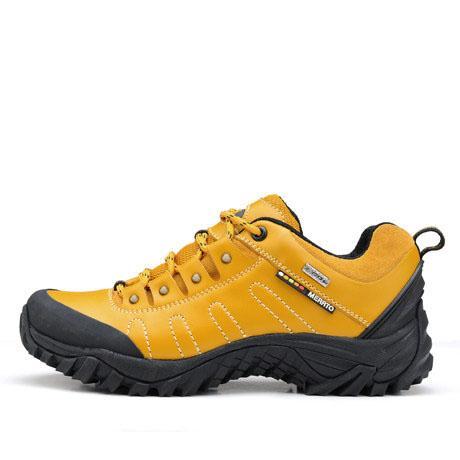 Merrto Women'S Hiking Shoes Waterproof Cowhide Trekking Camping Shoes Breathable-handsome outdoor Store-18016-18004 yellow-5-Bargain Bait Box