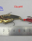 Metal Fishing Lure Crankbait Floating Crank Spinnerbait Green And Gold Bait-Rompin Fishing Tackle Store-12g gold-Bargain Bait Box