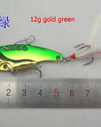 Metal Fishing Lure Crankbait Floating Crank Spinnerbait Green And Gold Bait-Rompin Fishing Tackle Store-12g gold green-Bargain Bait Box