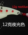 Metal Fishing Lure Crankbait Floating Crank Spinnerbait Green And Gold Bait-Rompin Fishing Tackle Store-12g noctilucent-Bargain Bait Box