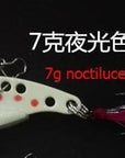 Metal Fishing Lure Crankbait Floating Crank Spinnerbait Green And Gold Bait-Rompin Fishing Tackle Store-7g noctilucent-Bargain Bait Box