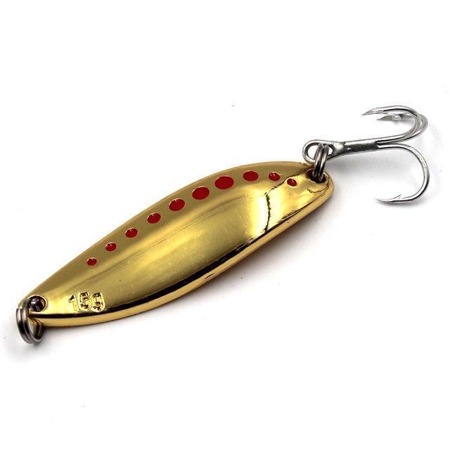 Metal Lure Fishing Lure Spoon 7.5G 10G 15G 20G Gold/Silver Fishing Tackle Hard-Enjoying Your Life Store-15g-Bargain Bait Box