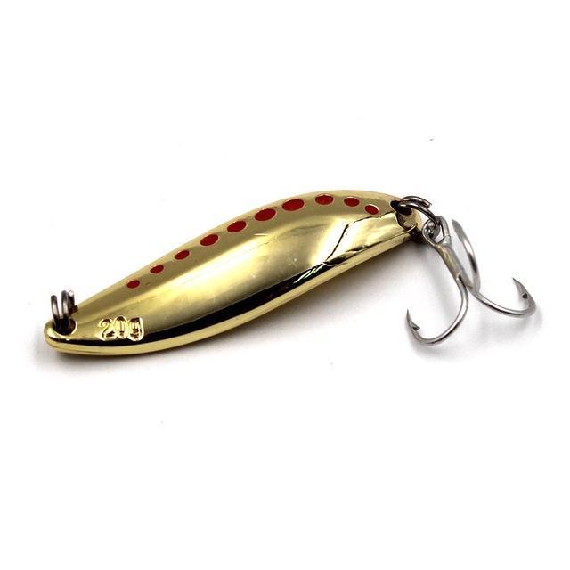 Metal Lure Fishing Lure Spoon 7.5G 10G 15G 20G Gold/Silver Fishing Tackle Hard-Enjoying Your Life Store-20g-Bargain Bait Box