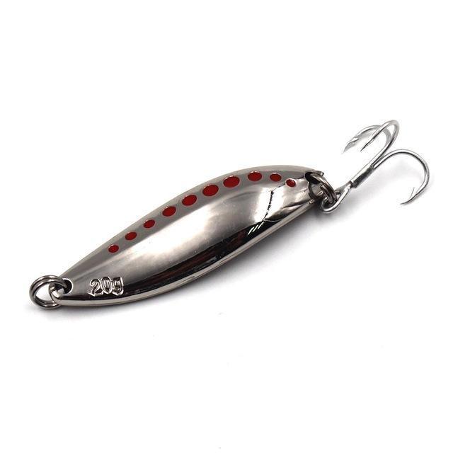 Metal Lure Fishing Lure Spoon 7.5G 10G 15G 20G Gold/Silver Fishing Tackle Hard-Enjoying Your Life Store-Silver20g-Bargain Bait Box