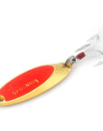 Metal Lure For Fishing Spoon Lure 7.5G 10G 15G 20G Red/Luminous Gold/Silver-Kylebooker Fishing Store-7.5g Gold Red-Bargain Bait Box