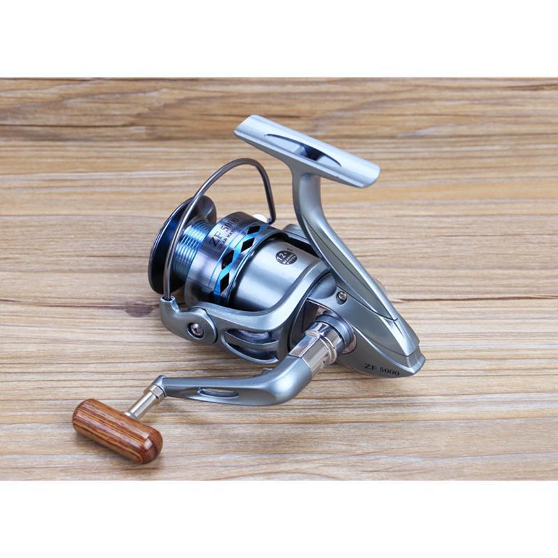 Metal Spinning Fishing Reels Left/Right Metal Handle Non-Gap Fishing Spinning-Spinning Reels-Sports fishing products-2000 Series-Bargain Bait Box