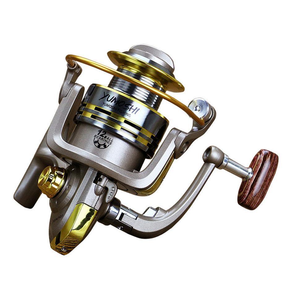 Metal Spool Spinning Fishing Reel 12Bb 5.5:1 Superior Wheel For Freshwater-Spinning Reels-KoKossi Outdoor Sporting Store-1000 Series-Bargain Bait Box