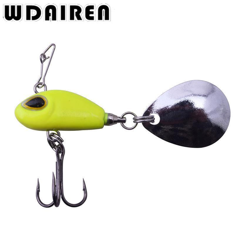 Metal Vib Fishing Lure 12G Fishing Tackle Pin Crankbait Vibration Spinner-WDAIREN fishing gear Store-A-Bargain Bait Box