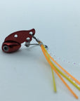 Metal Vib Fishing Lure 3G 2.0Cm Fishing Tackle Pin Feather Crankbait-Rompin Fishing Tackle Store-red-Bargain Bait Box