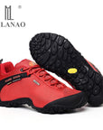 Milanao Arrival Climbing Mountaineer Man Shoestrekking Trainer Sport Walking-MILANAO Official Store-Men Black-4-Bargain Bait Box