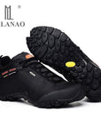 Milanao Arrival Climbing Mountaineer Man Shoestrekking Trainer Sport Walking-MILANAO Official Store-Women Black-4-Bargain Bait Box