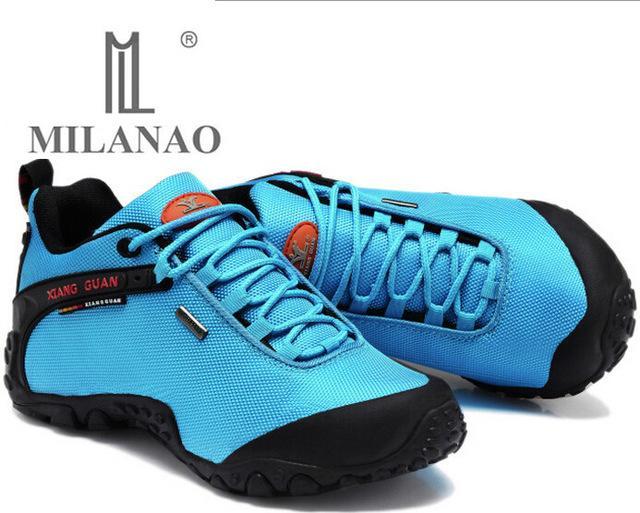 Milanao Arrival Climbing Mountaineer Man Shoestrekking Trainer Sport Walking-MILANAO Official Store-Women Blue-4-Bargain Bait Box