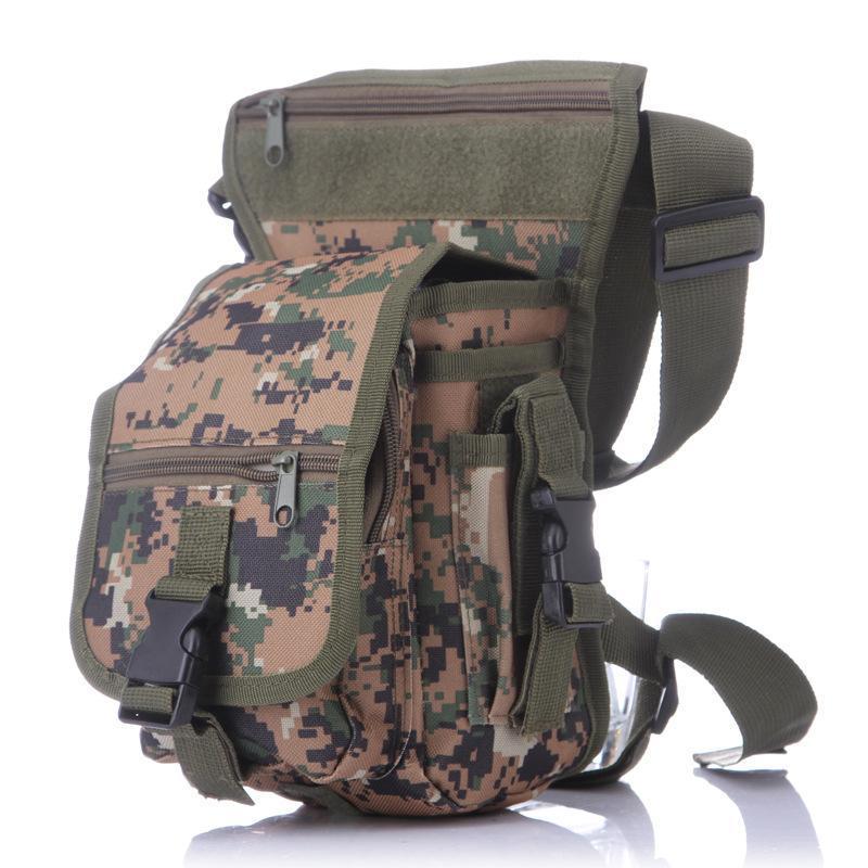 Military Drop Leg Bag Men Waterproof Nylon Molle Utility Waist Pack Belt-Outdoor Movement Franchised Store-C1-Bargain Bait Box