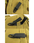 Military Outdoor Bag Hooks Army Black Black Khaki Carabiner Kit Gear Survival-One Loves One Store-QJ0941B-Bargain Bait Box