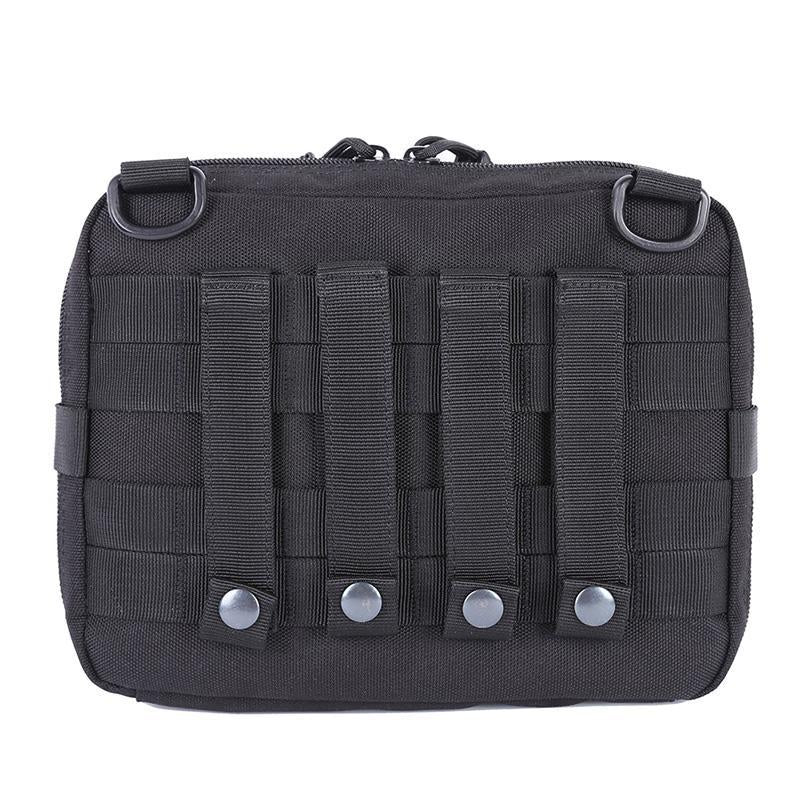 Military Outdoor Molle Pouch Tactical Multi Medical Kit Bag Utility Tool Belt-Sunnyrain Store-Black Color-Bargain Bait Box