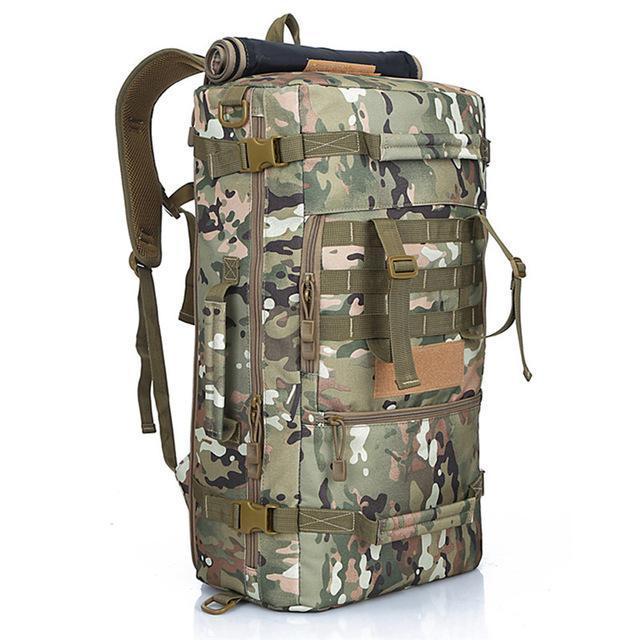 Military Tactical Backpack 50L Outdoor Sport Camping Bags Mountaineering-Strength knight Store-CP camouflage-Bargain Bait Box